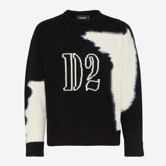 DSquared2 Stitch D2 Knit Sweater