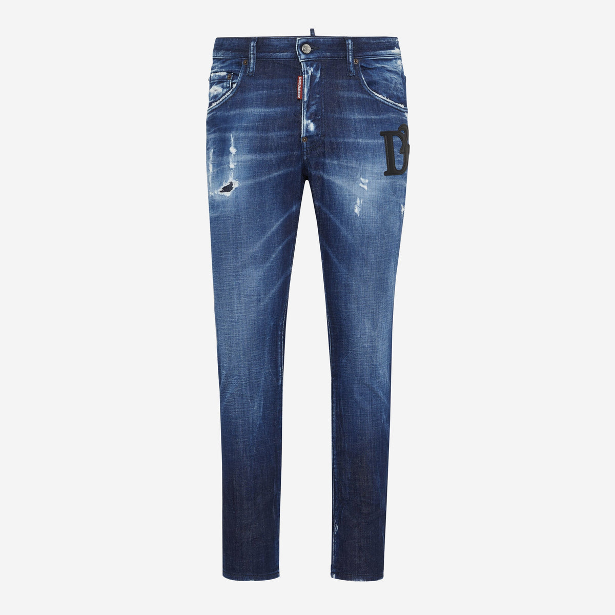 DSquared2 Dark Midnight Blue Wash Skater Jeans
