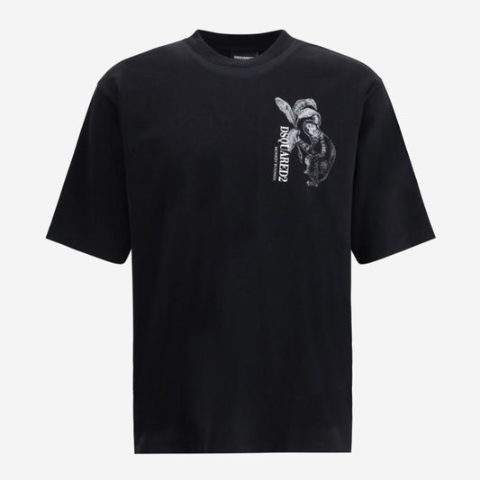 DSquared2 Monkey Business Loose Fit T-Shirt