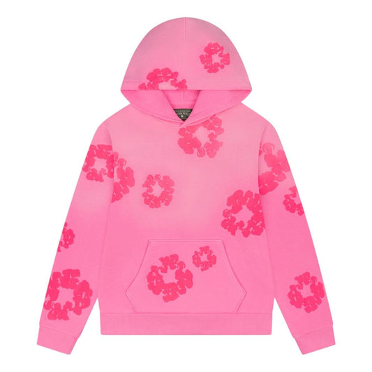 Denim Tears Mono Cotton Wreath Hoodie 'Pink' SS25THD0641