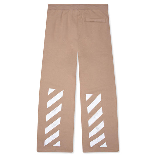 Core Diagonal Relaxed Sweatpants - Cornstalk