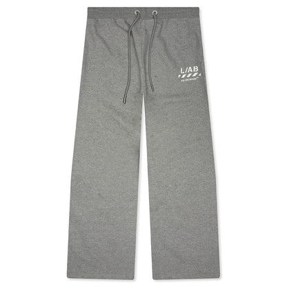 Core Diagonal Relaxed Sweatpants - Heather Grey
