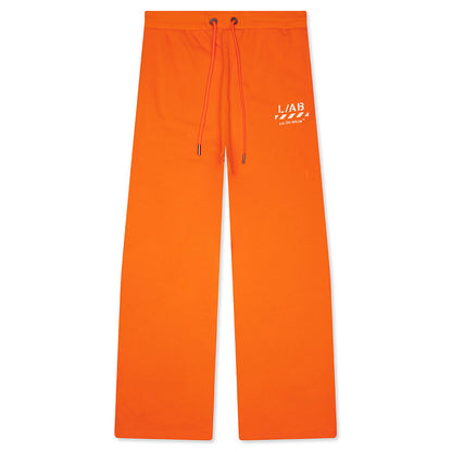 Core Diagonal Relaxed Sweatpants - Orange Tiger