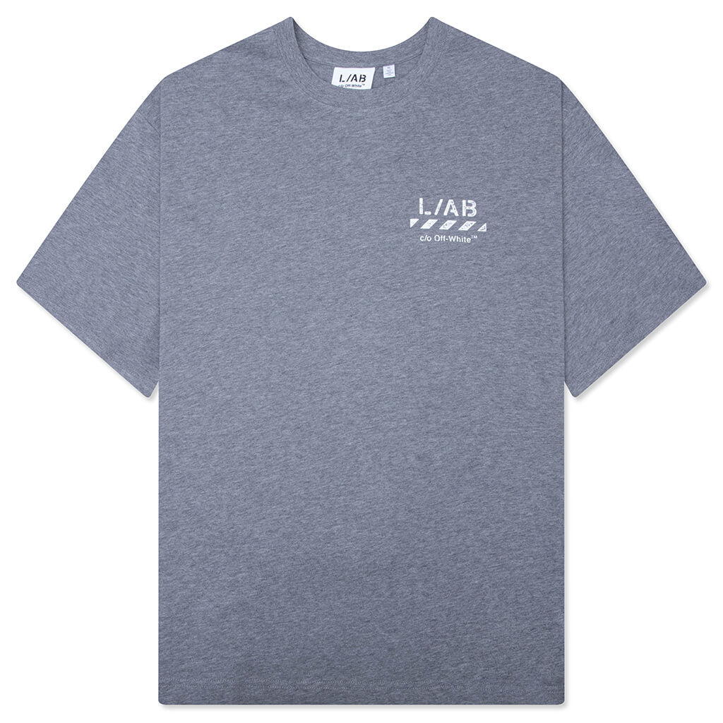 Core Diagonal S/S Tee - Heather Grey