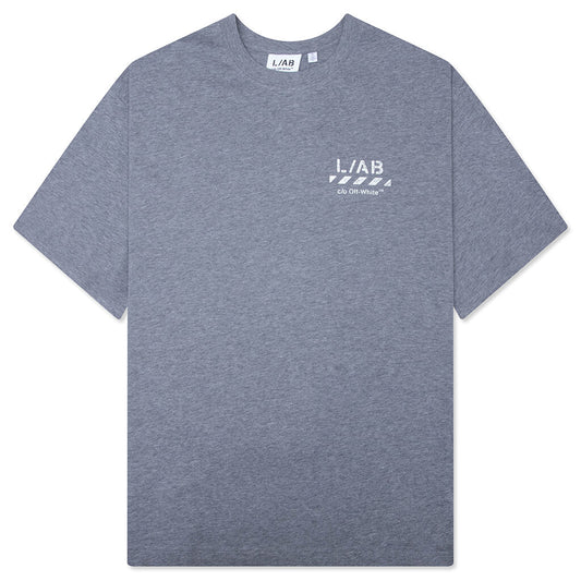 Core Diagonal S/S Tee - Heather Grey