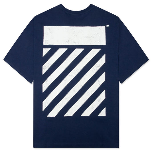 Core Diagonal S/S Tee - Marine