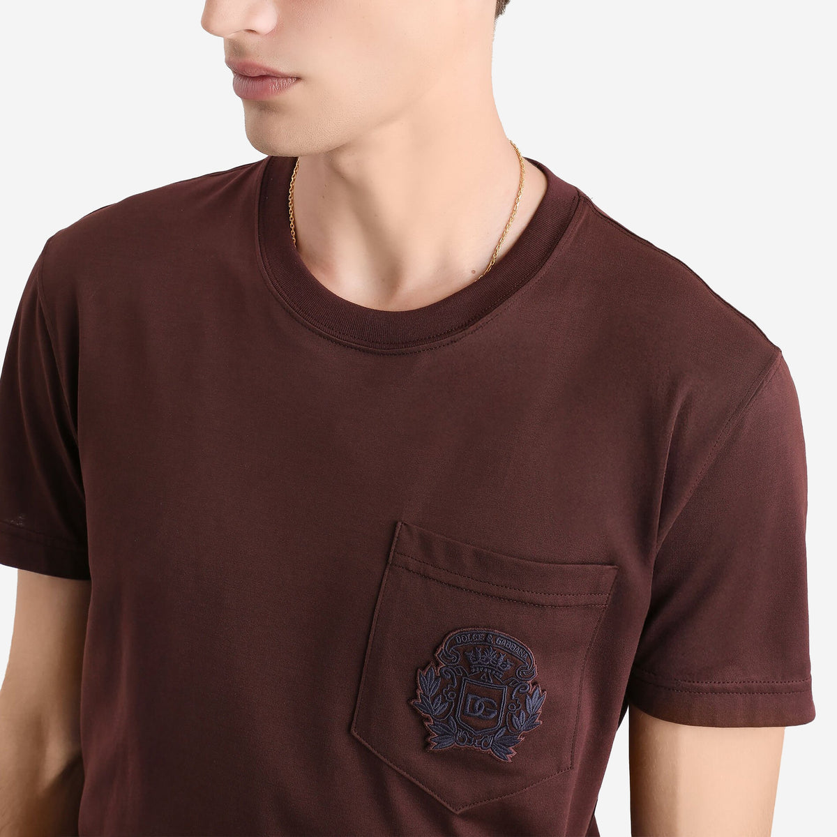 Dolce & Gabbana Heraldic Embroidery T-Shirt