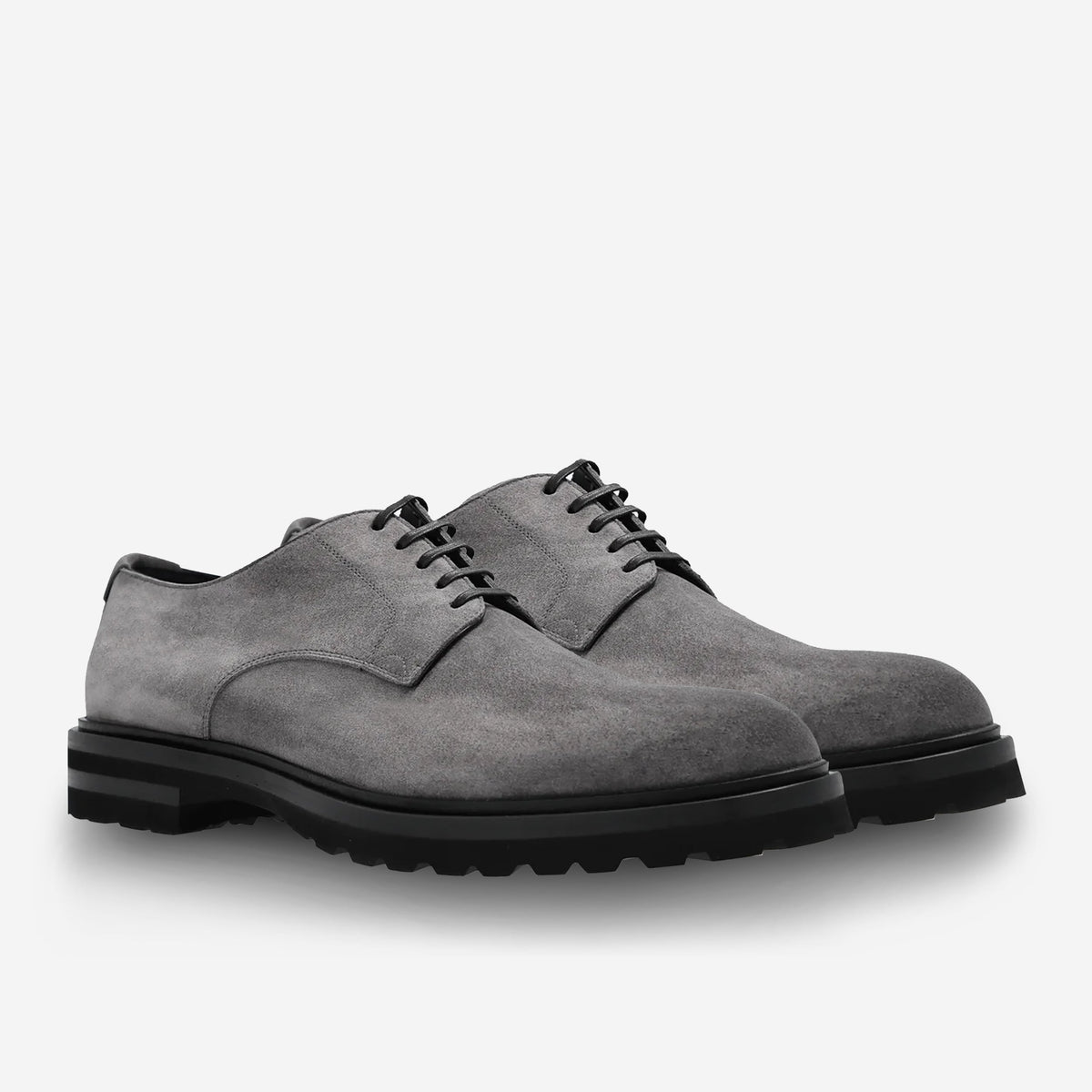 Dolce & Gabbana Grey Suede Derby Shoe