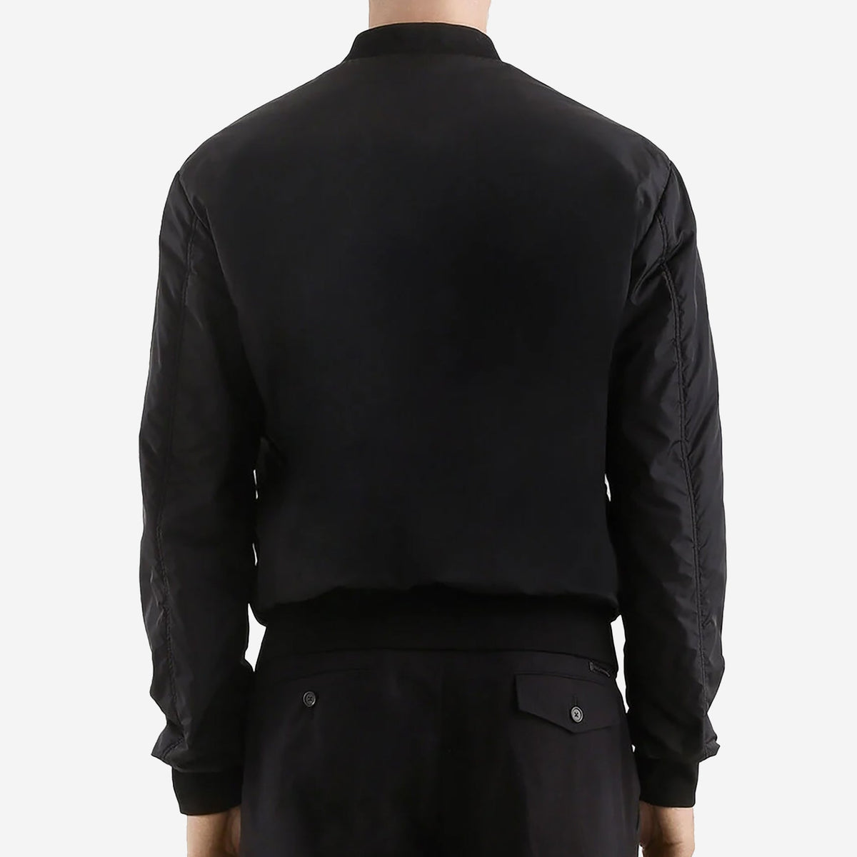 Dolce & Gabbana Crest Patch Bomber Jacket