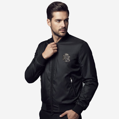 Dolce & Gabbana Crest Patch Bomber Jacket