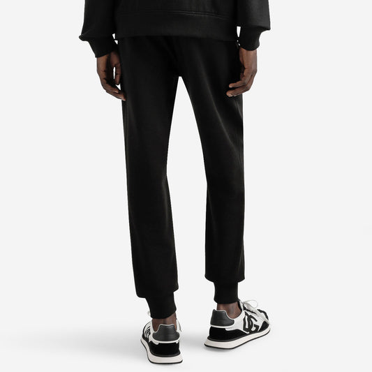 Dolce & Gabbana Logo Applqiue Stretch Jersey Jogging Pants