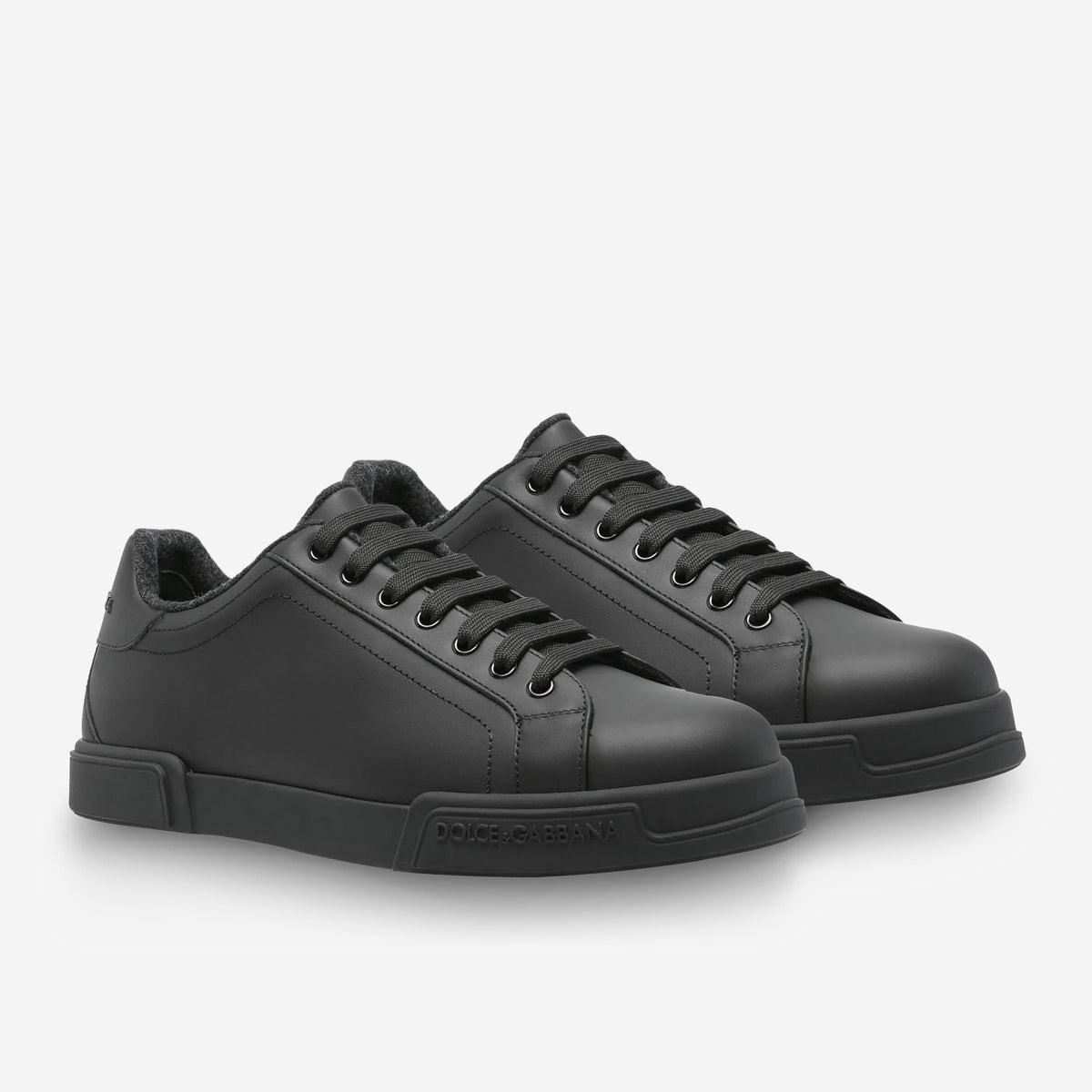 Dolce & Gabbana Portofino Fussbett Insole Calfskin Sneakers