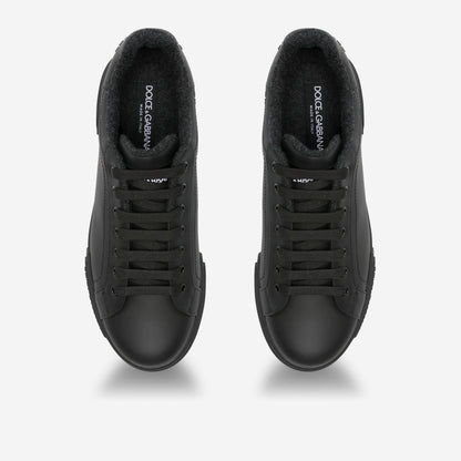Dolce & Gabbana Portofino Fussbett Insole Calfskin Sneakers