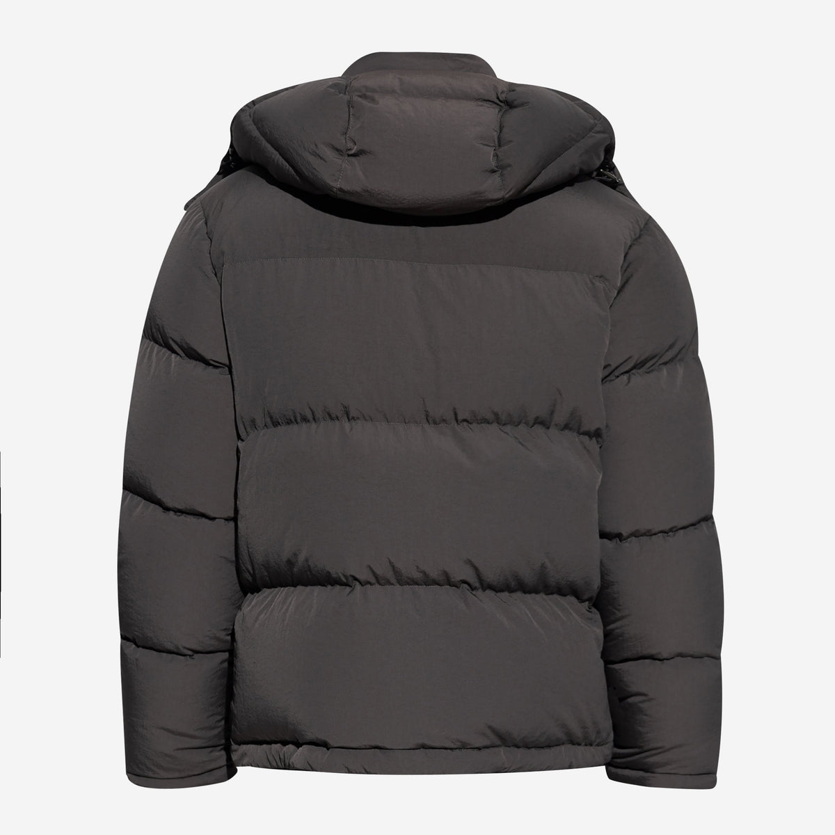 Dolce & Gabbana Hooded Plaque Puffa Jacket