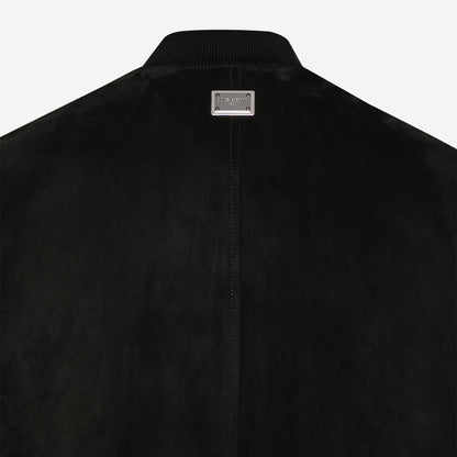 Dolce & Gabbana Suede Sheepskin Bomber Jacket