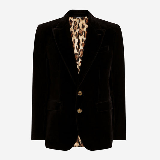 Dolce & Gabbana Single-Breasted Sicilia Light Cotton Jacket