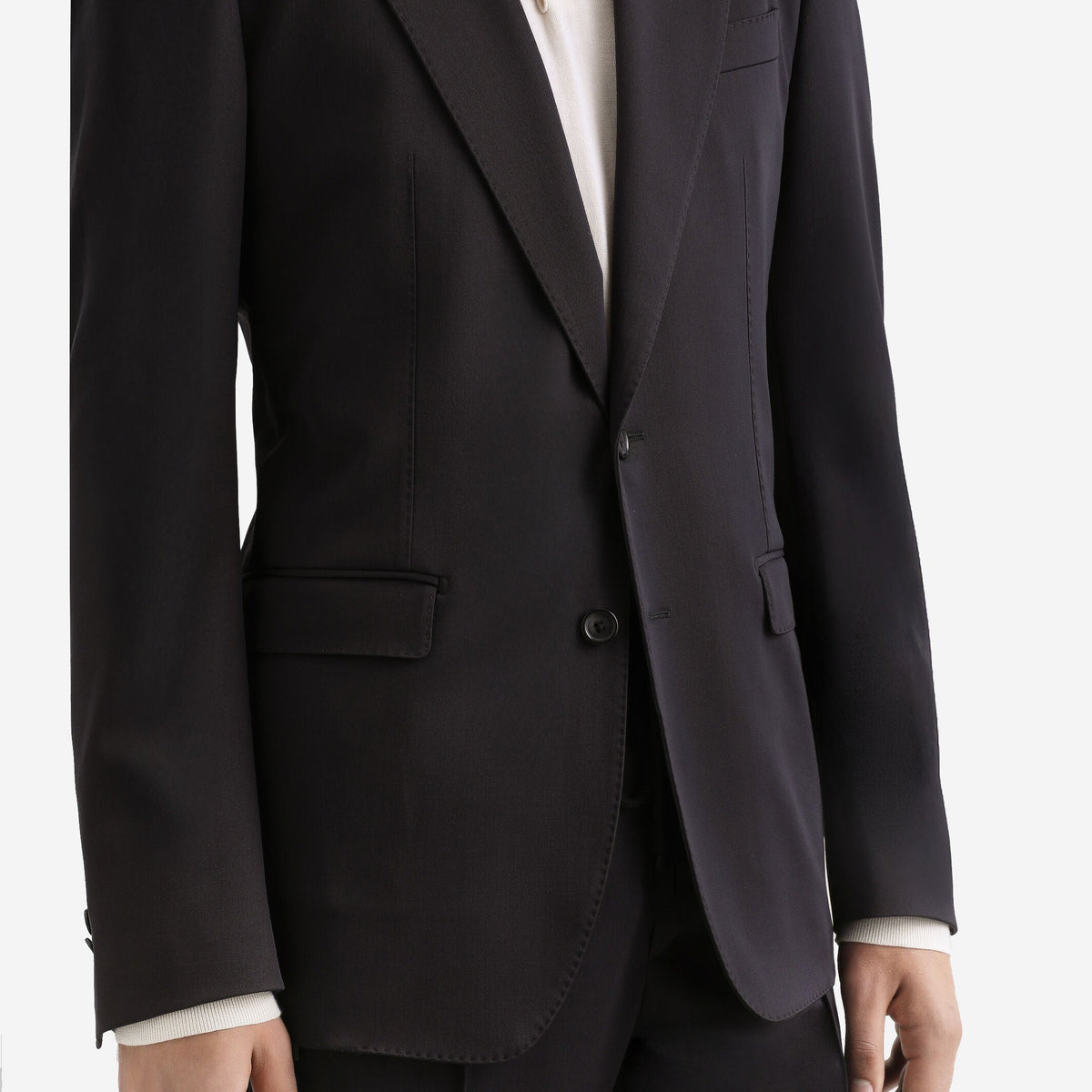 Dolce & Gabbana Single-Breasted Taormina Wool Canvas Jacket