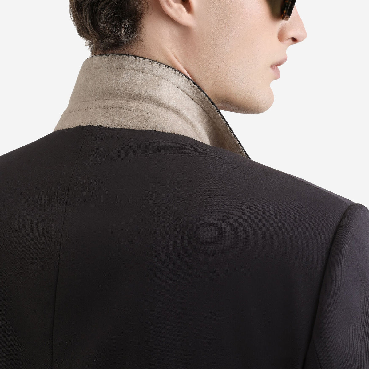 Dolce & Gabbana Single-Breasted Taormina Wool Canvas Jacket