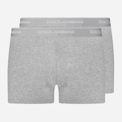 Dolce & Gabbana Stretch Cotton Regular-Fit Two-Pack Boxers