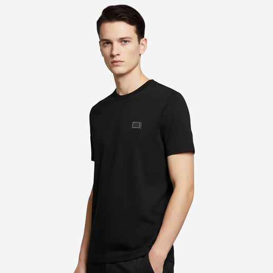 Dolce & Gabbana Logo New Plate Cotton T-Shirt