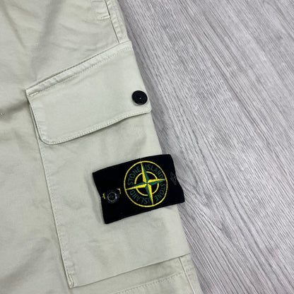 Stone Island Cargo Shorts - Sand Castmark