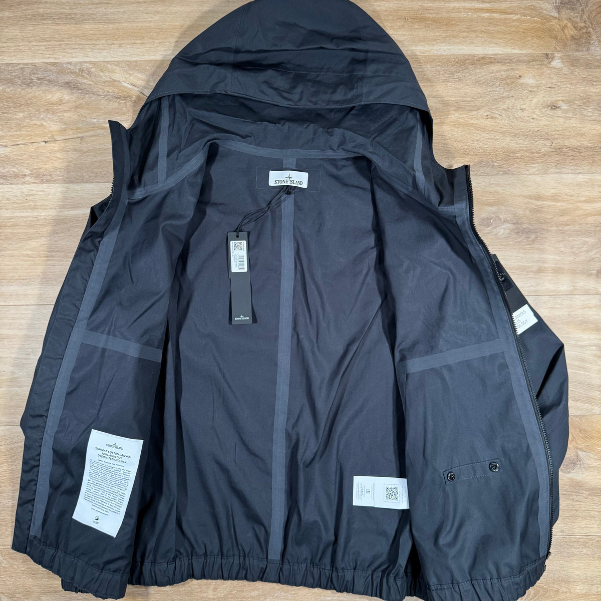 Stone Island Supima Canvas Jacket in Navy Castmark