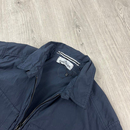 Stone Island Hooded Overshirt - Navy Castmark