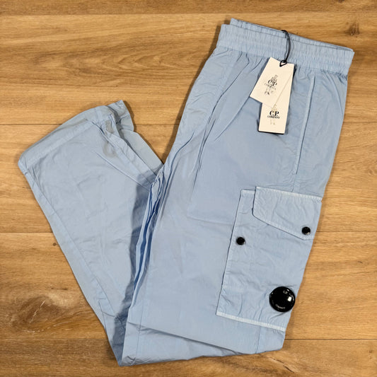 CP Company Chrome-R Regular Lens Cargo Pants in Cerulean - Light Blue Castmark