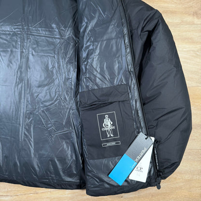 CP Company Metropolis Pertex Down Jacket in Black Castmark