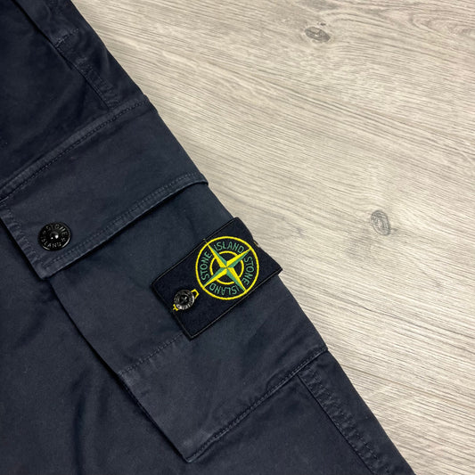 Stone Island Cargo Trousers - Navy Castmark