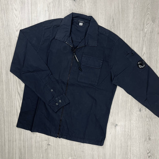 CP Company Zip Overshirt - Navy Castmark