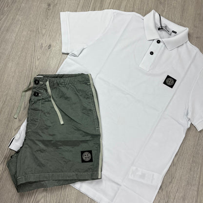 Stone Island Holiday Set - White/Sage Castmark
