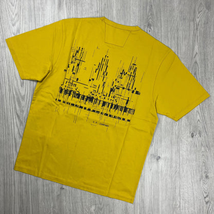 CP Company Metropolis T-Shirt - Yellow Castmark
