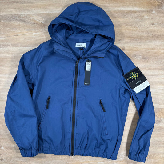 Stone Island Supima Canvas Jacket in Marine Blue Castmark
