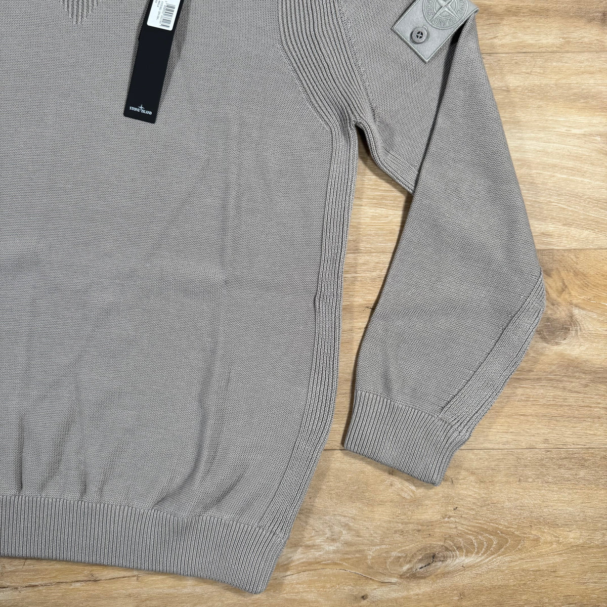 Stone Island Cotton Cashmere Ghost Sweatshirt in Dust Grey Castmark