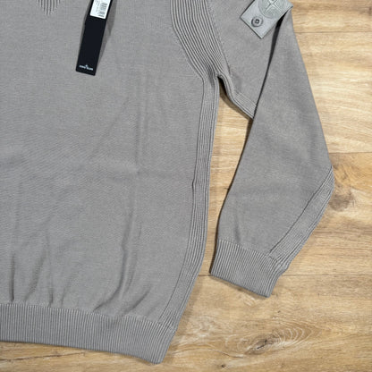 Stone Island Cotton Cashmere Ghost Sweatshirt in Dust Grey Castmark