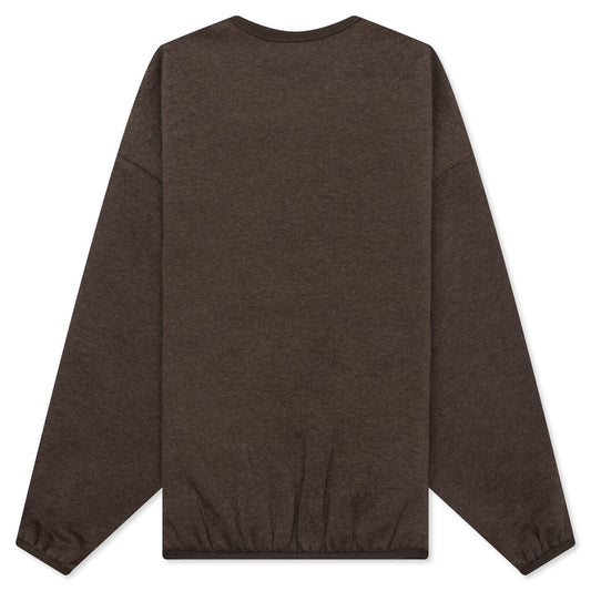 Essentials Kid's Crewneck - Heather Wood