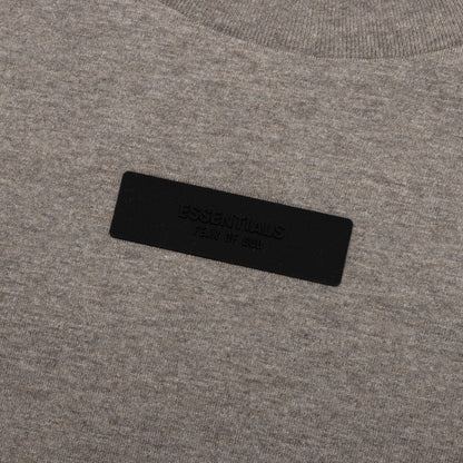 Essentials L/S Tee - Heather Grey