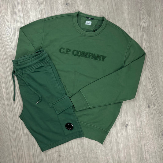 CP Company Tracksuit - Duck Green Castmark
