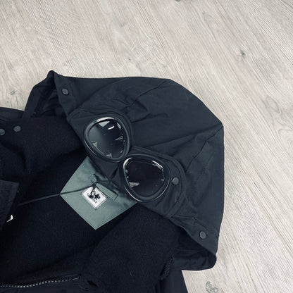 CP Company Duffel Goggle Jacket - Black Castmark