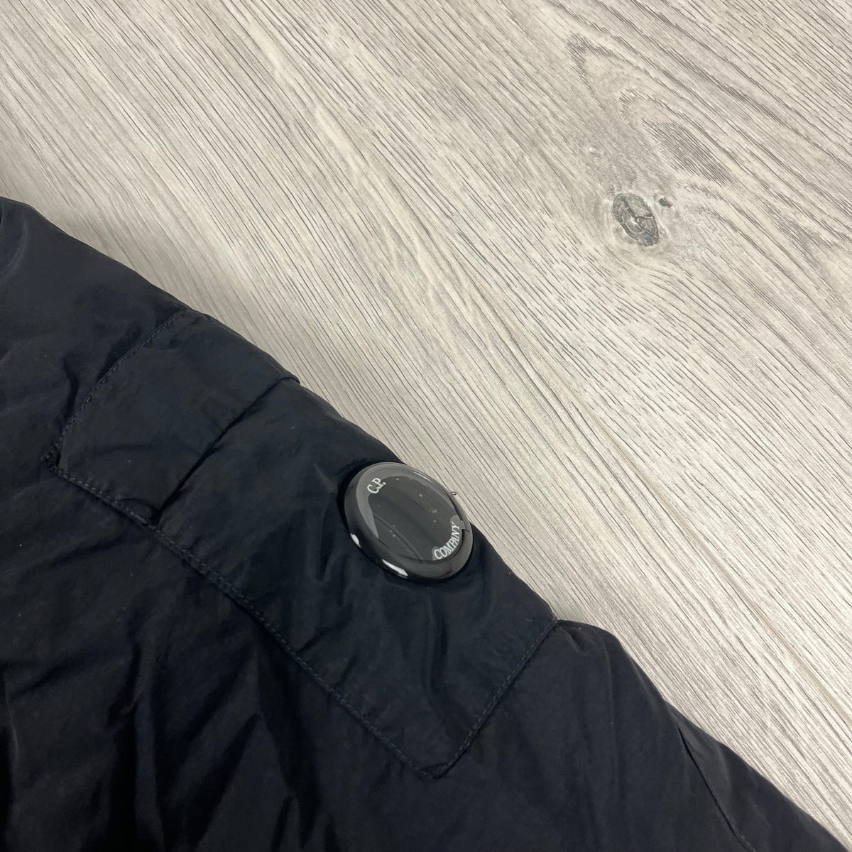 CP Company Chrome Down Jacket - Black Castmark