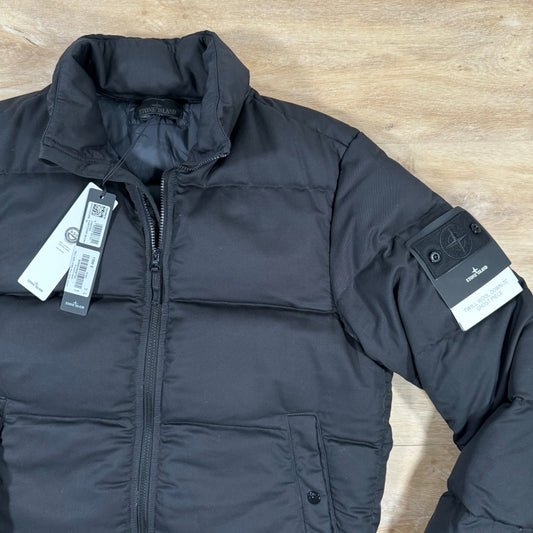 Stone Island Down-TC Ghost Jacket in Black Castmark