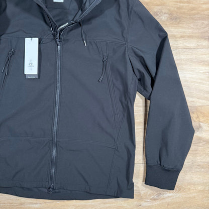 CP Company Shell-R Goggle Jacket in Black Castmark