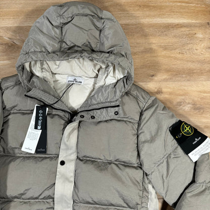 Stone Island Nylon Metal Down Jacket in Plaster Castmark