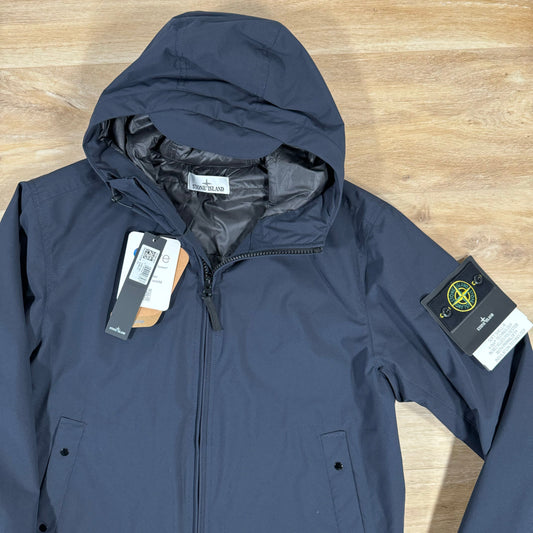 Stone Island Soft Shell-R Jacket with Primaloft Insulation in Navy Castmark
