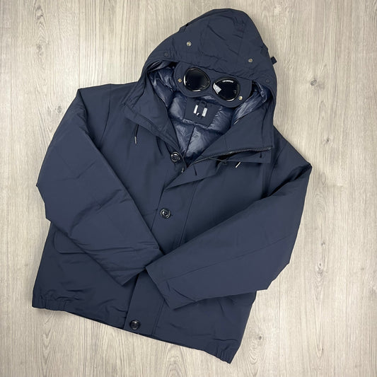 CP Company Micro-M Goggle Jacket - Navy Castmark