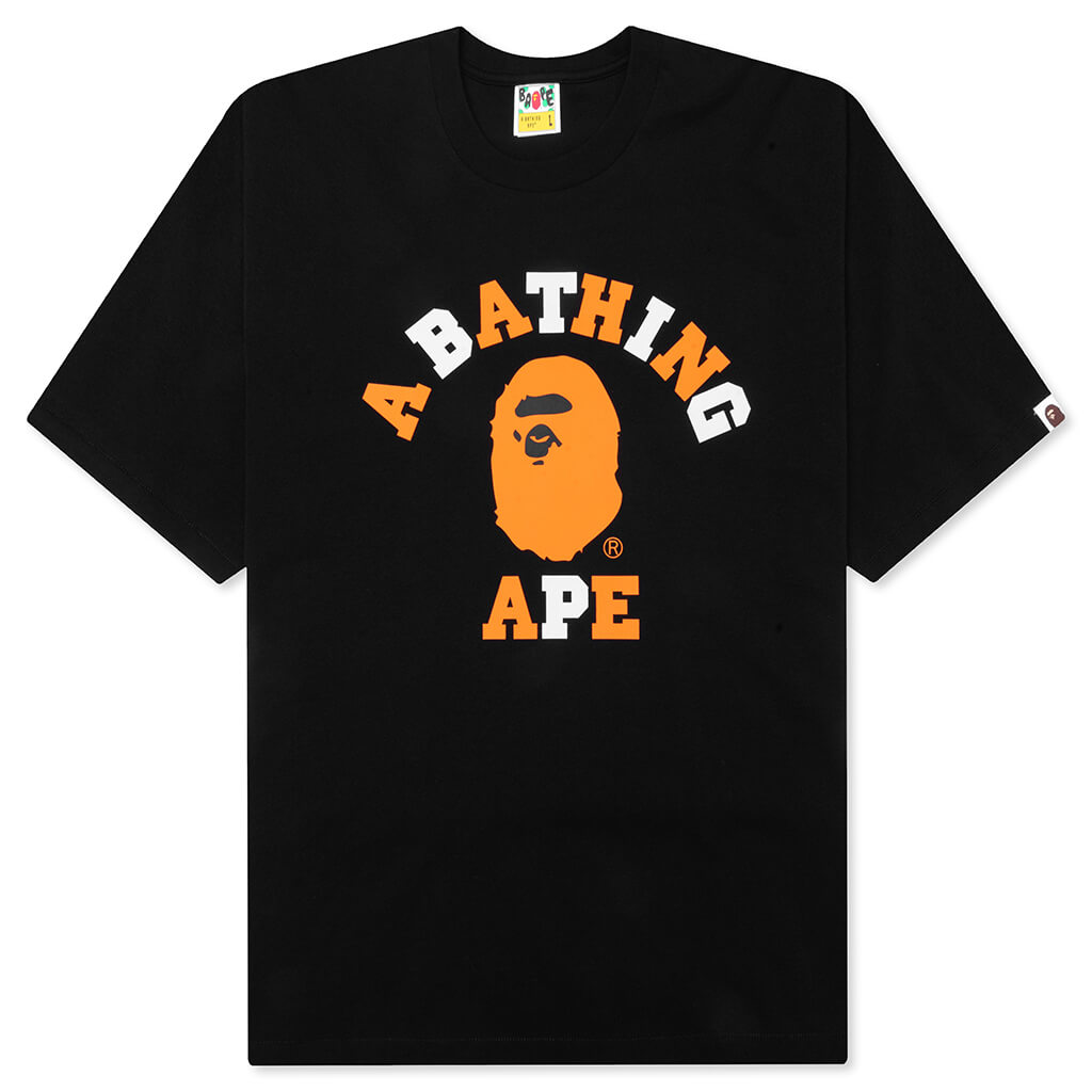 Feature x Bape College Relaxed Fit Tee - Black
