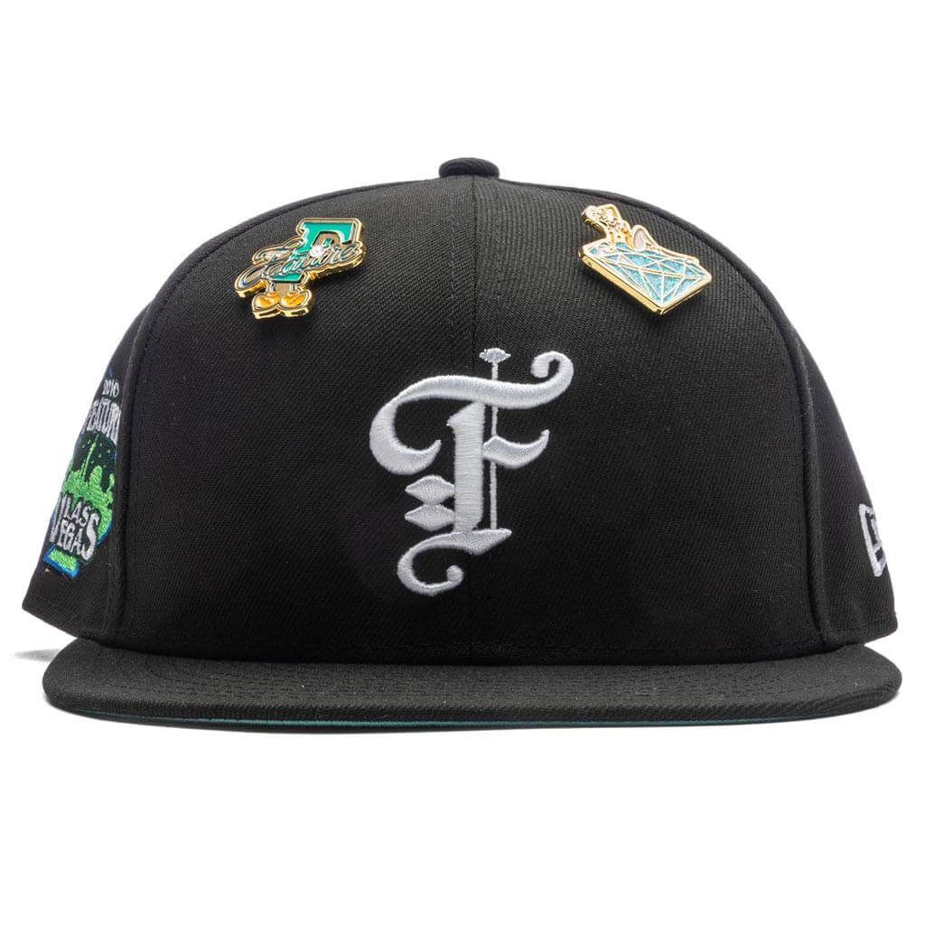 Feature x New Era Old English Las Vegas Fitted - Black/Mint
