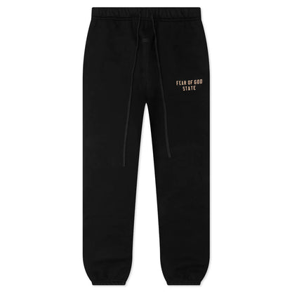 Fleece Essential Sweatpant - Black