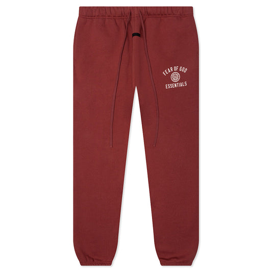 Fleece Essential Sweatpant - Crimson